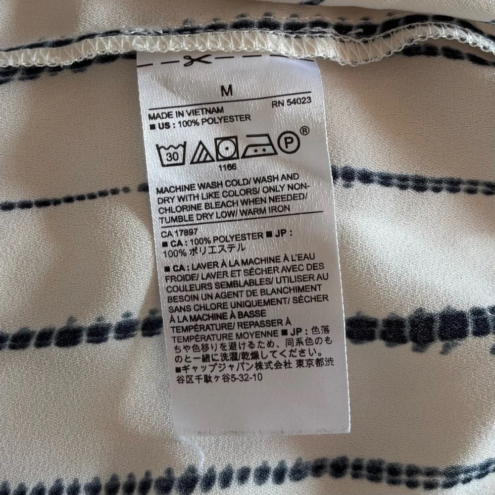 Banana Republic Navy and White Striped Tank Top Size M - Picture 7 of 7